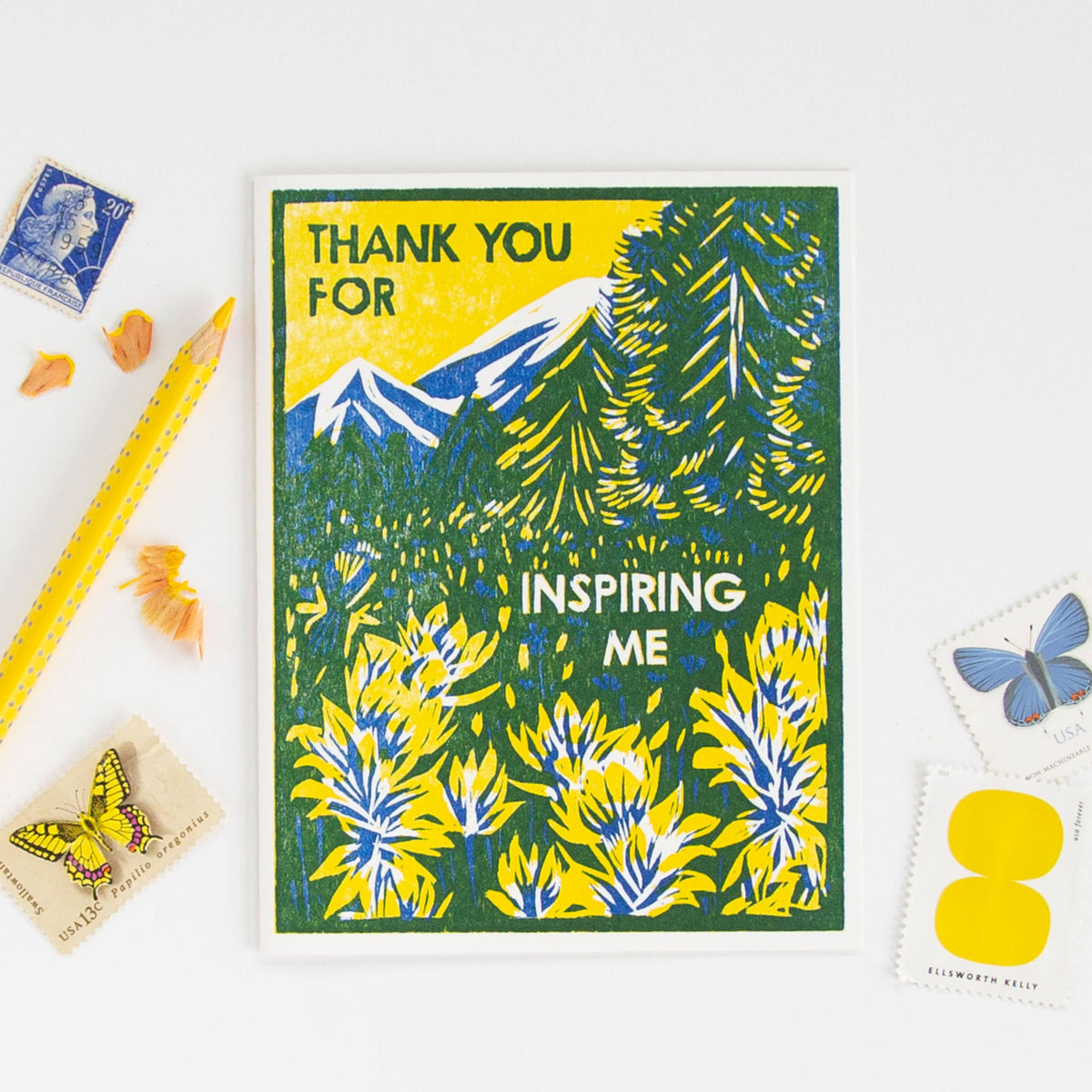Appreciation Greeting Card ~ Thank You for Inspiring Me