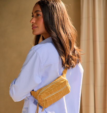 Embroidered Belt Bag