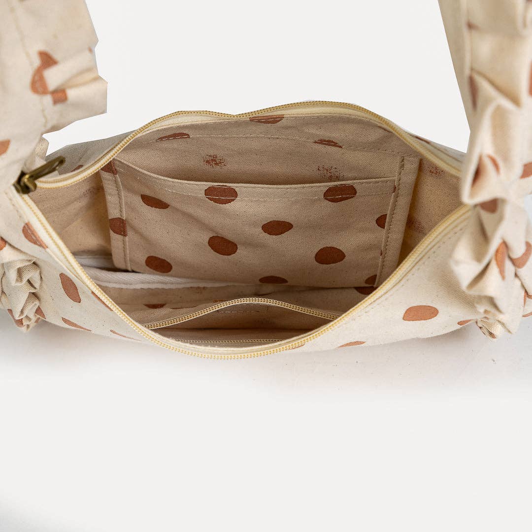 Momo Shoulder Bag - Clay Dot