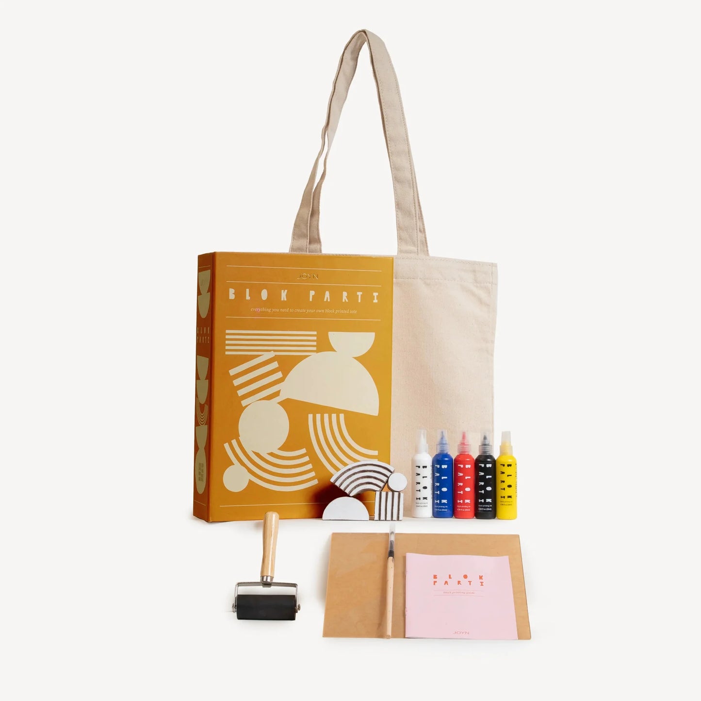 Block Printing Kit (Tote Bag) ~ Abstract