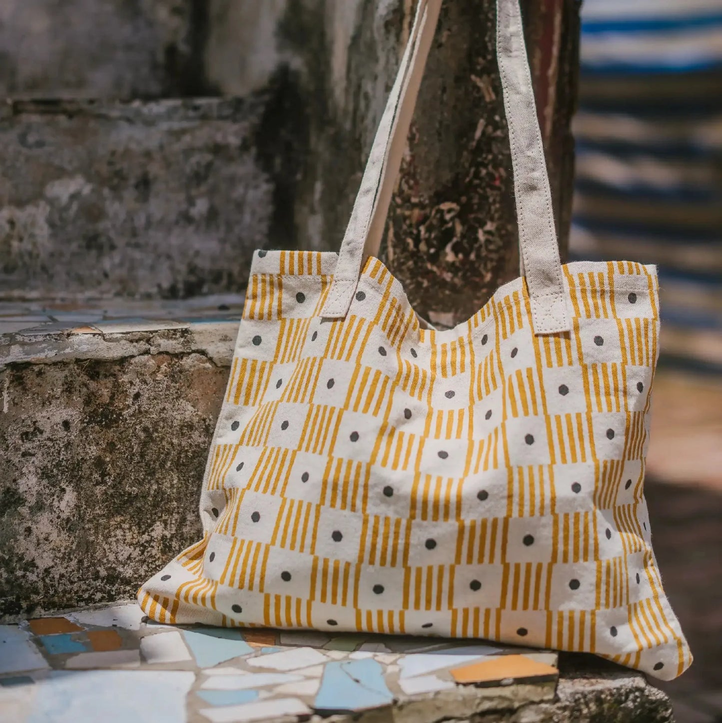 Block Printing Kit (Tote Bag) ~ Abstract