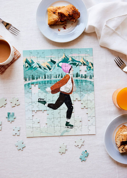 Puzzle (100 Pieces) ~ The Skater