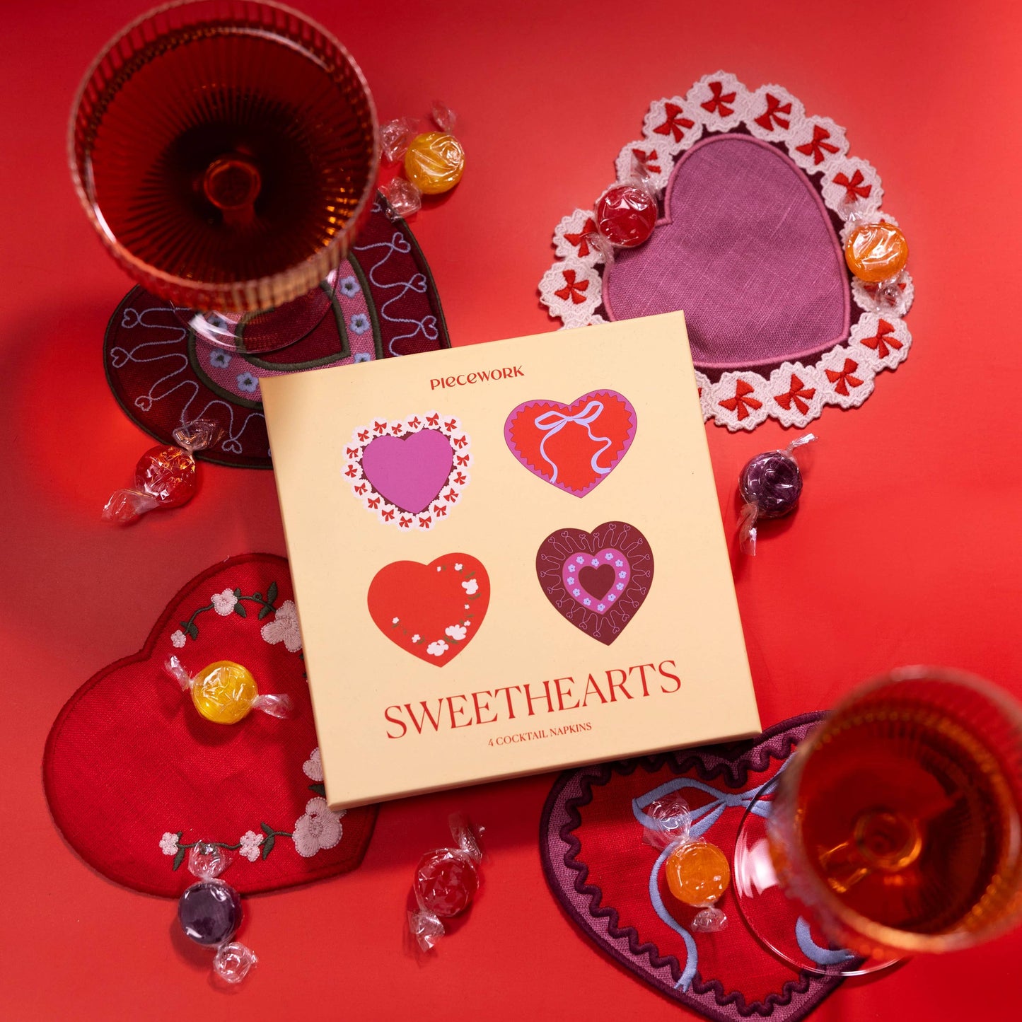 Cocktail Napkins ~ Sweetheart