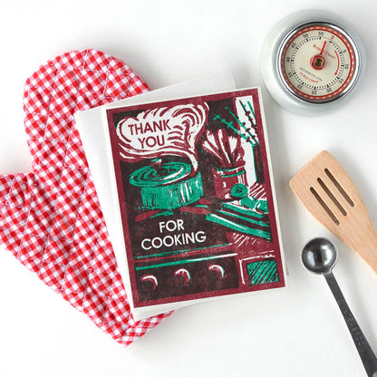 Appreciation Greeting Card ~ Thank You For Cooking