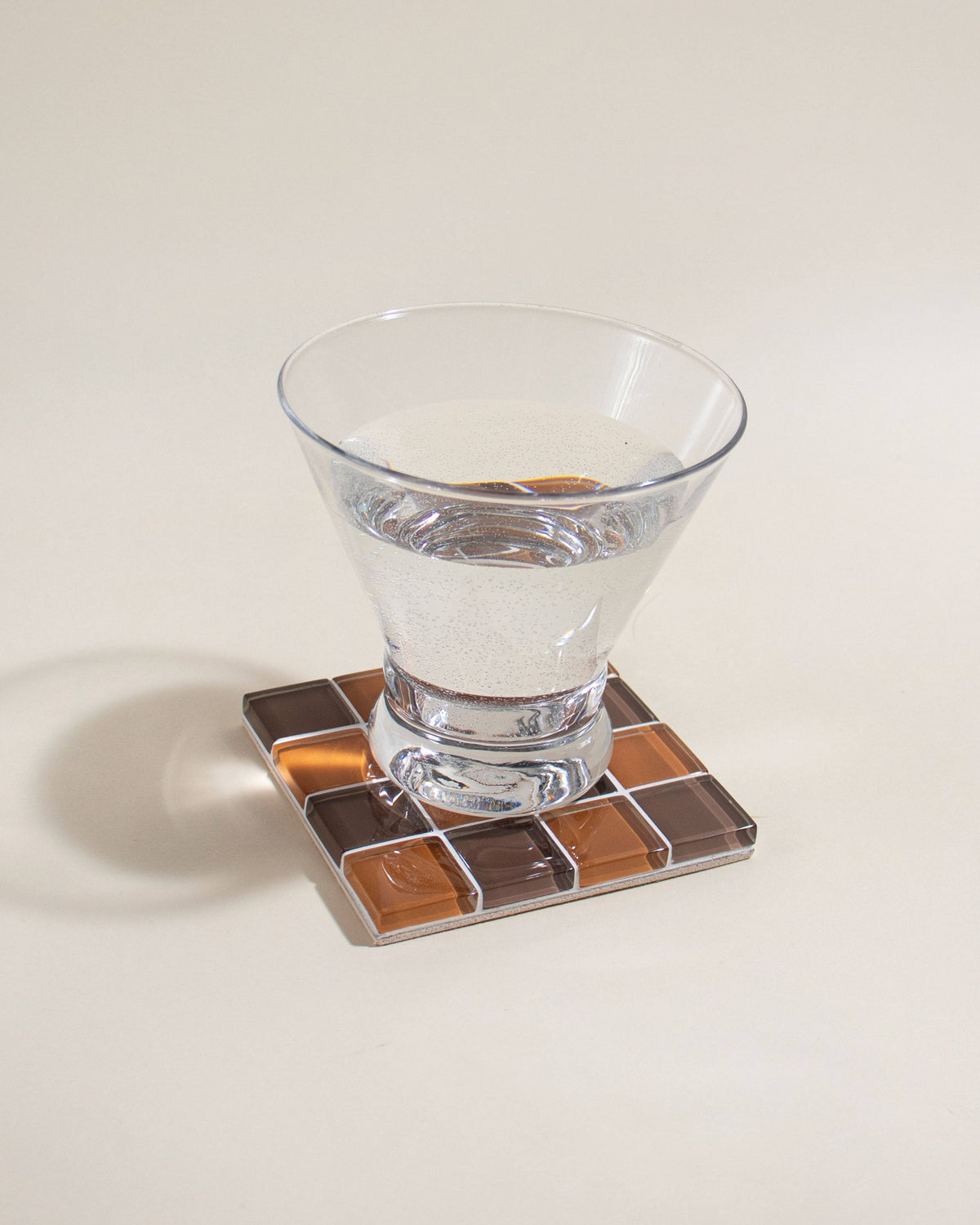 Glass Tile Coaster ~ Salted Caramel Dark Chocolate