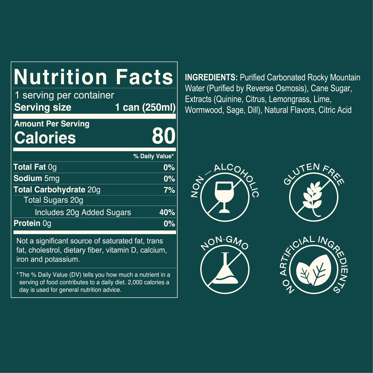 Sparkling NA G&T Mocktail