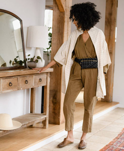 Embroidered Belt Bag