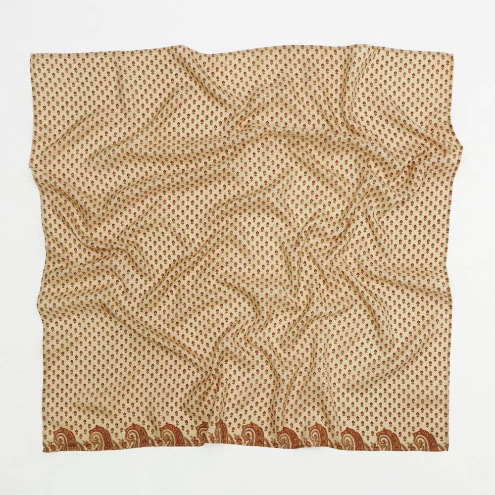 Vintage Silk Square ~ Motif