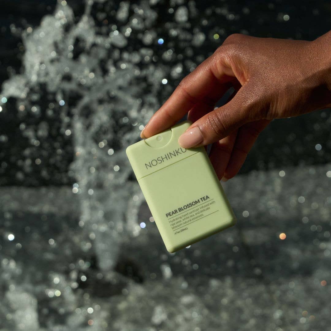Refillable Pocket Sanitizer ~ Pear Blossom Tea