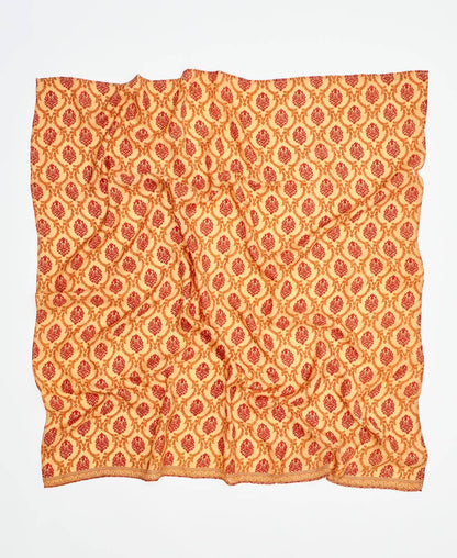 Vintage Silk Square Scarf ~ September Skies