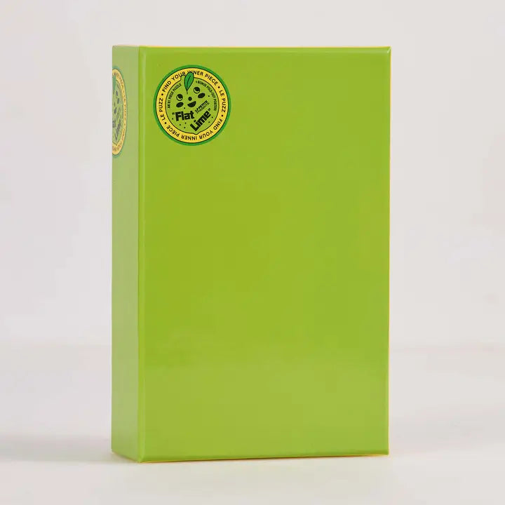 Round Puzzle (81 Pieces) ~ Flat Lime