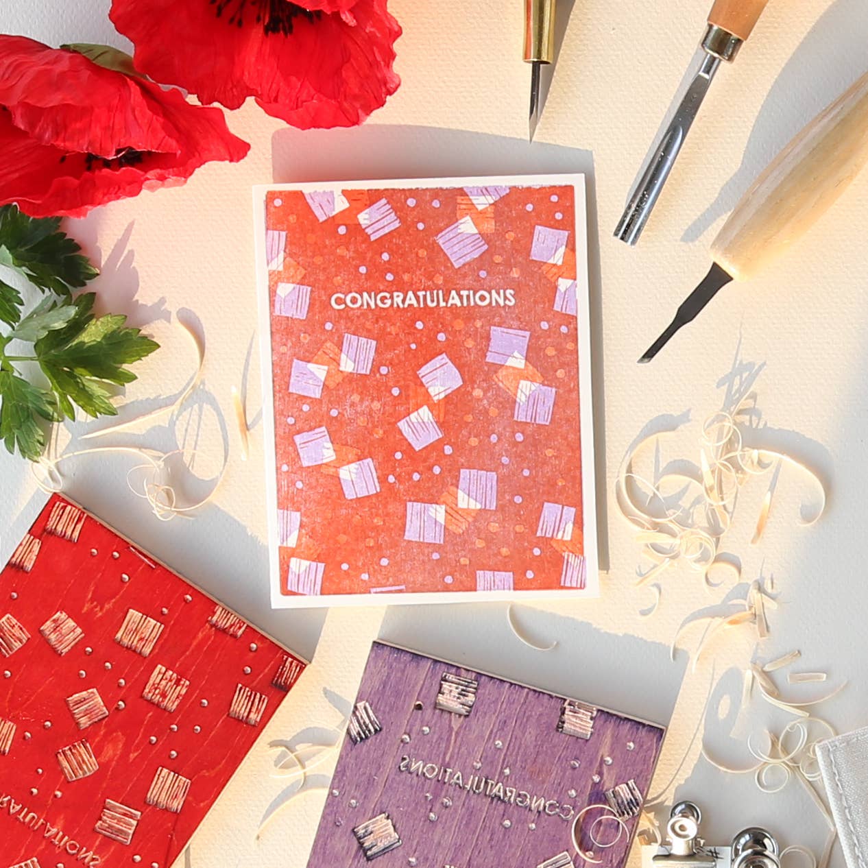 Celebratory Greeting Card ~ Congratulations (Confetti)