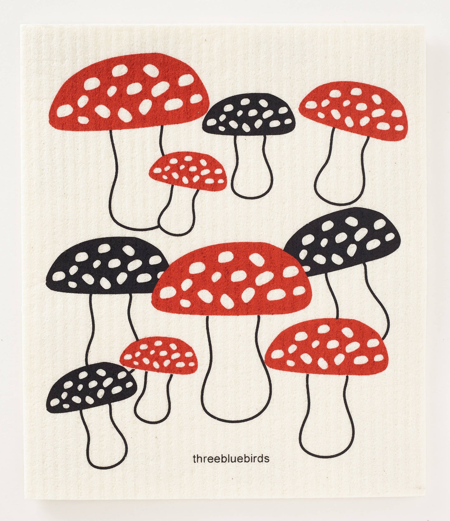 Swedish Dishcloth ~ Mushrooms