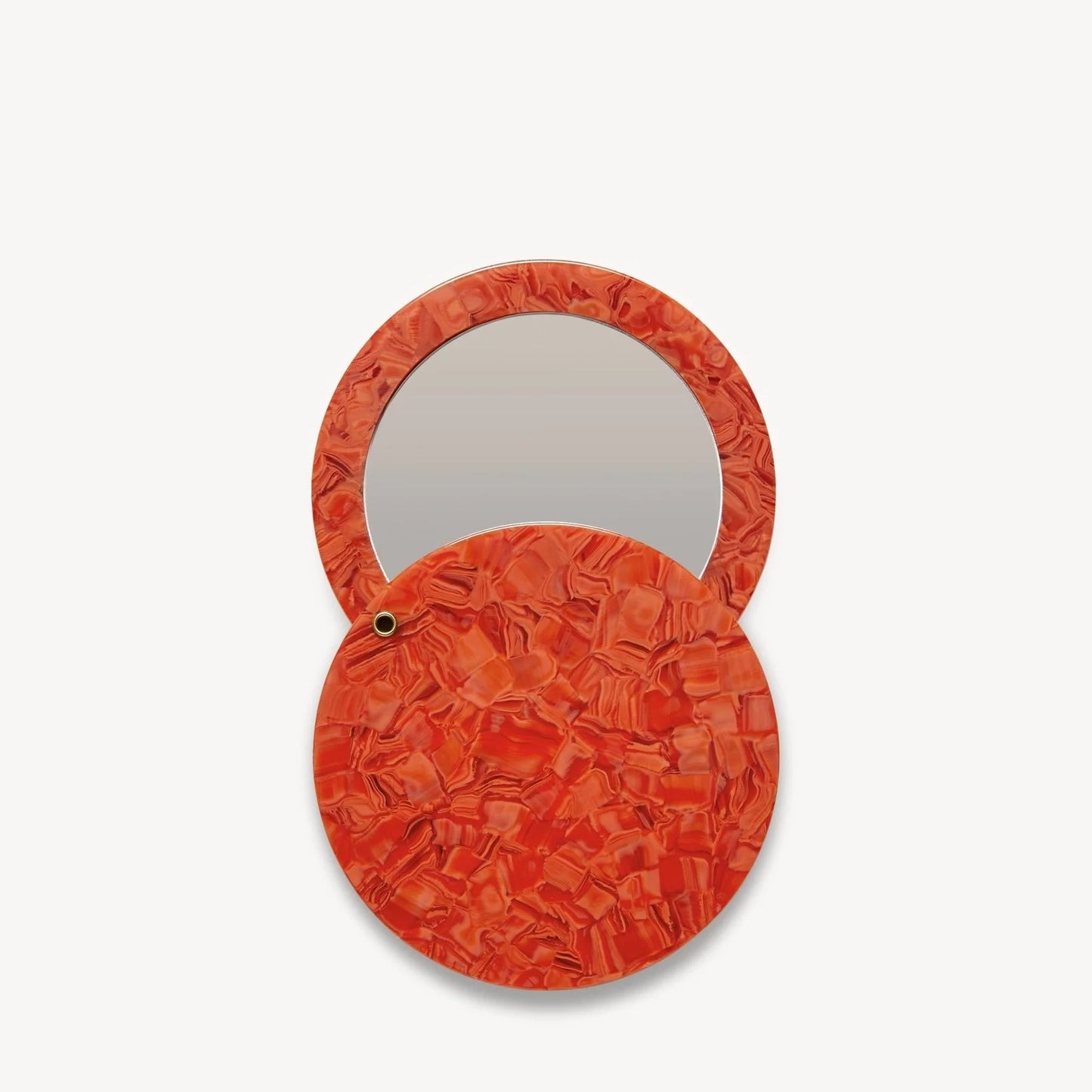 Compact Circle Mirror ~ Poppy