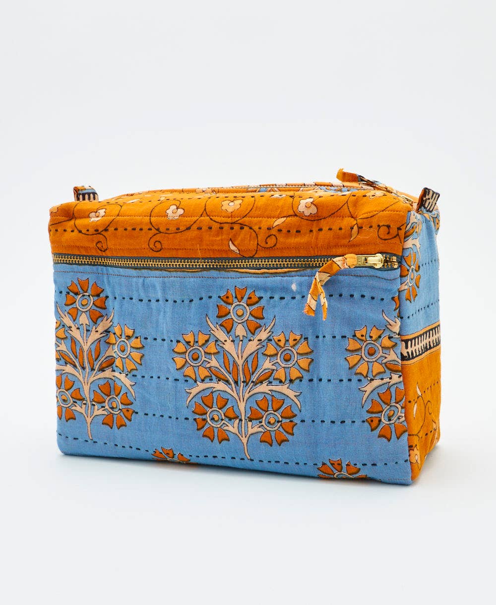 Large Toiletry Bag ~ Floral Vines