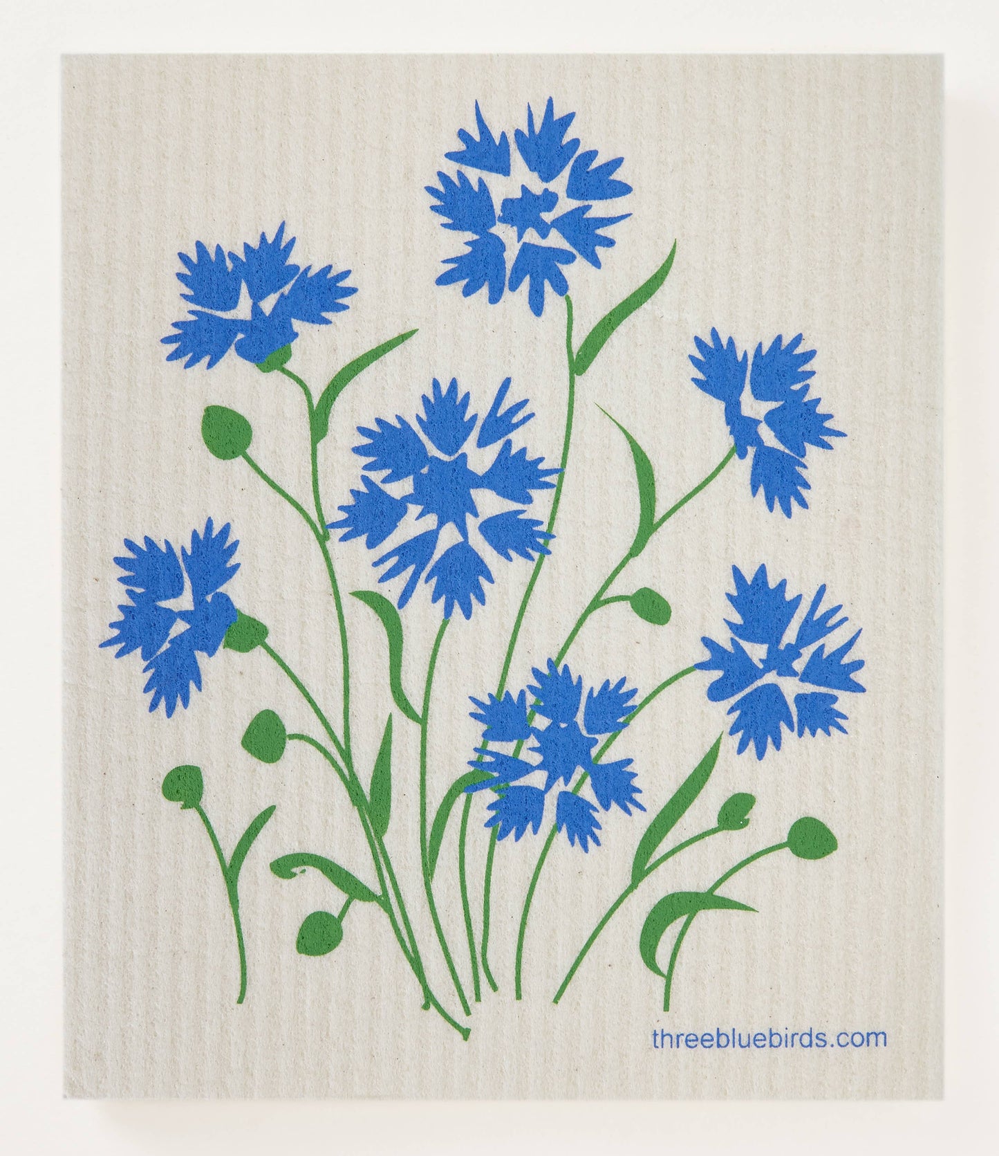 Swedish Dishcloth ~ Cornflowers