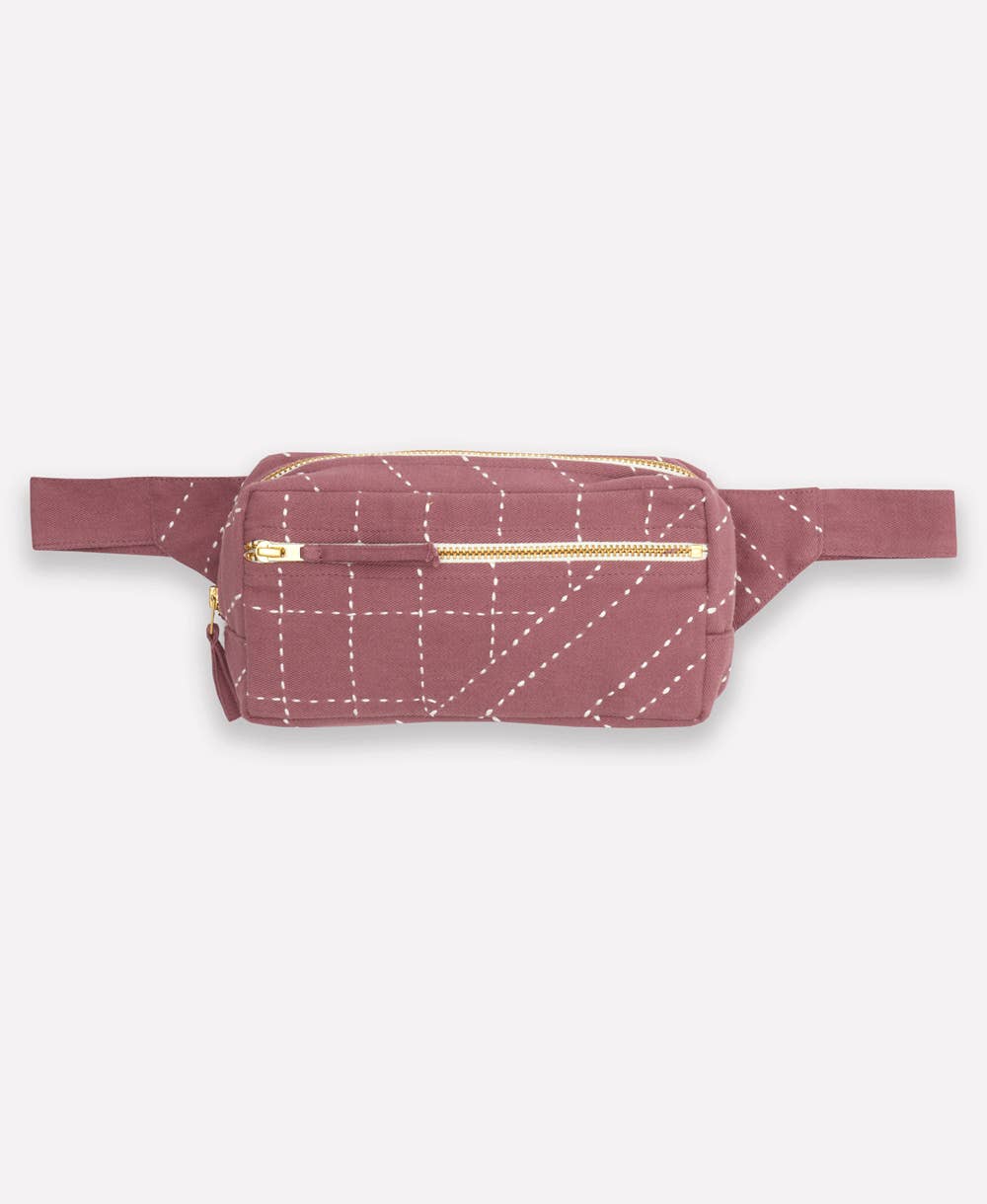Embroidered Belt Bag