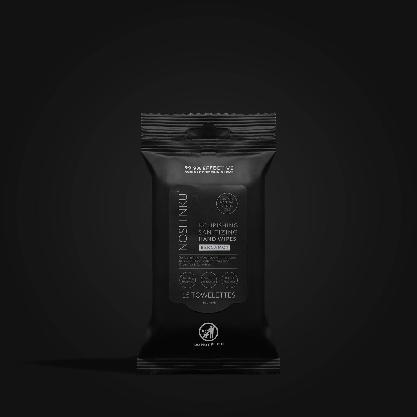 Hand Sanitizing Travel Wipes ~ Bergamot