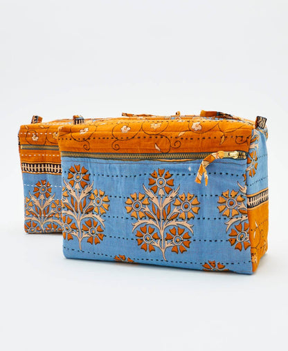 Large Toiletry Bag ~ Floral Vines