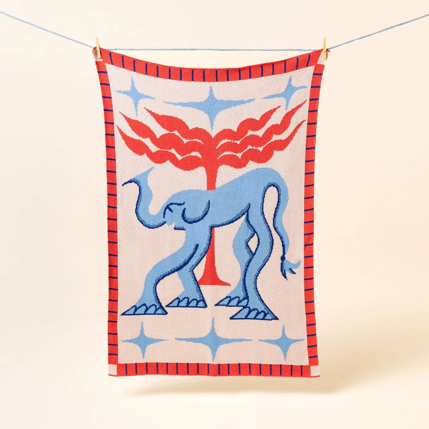 Mini Blanket ~ Jellyphant – Green Bean Boutique