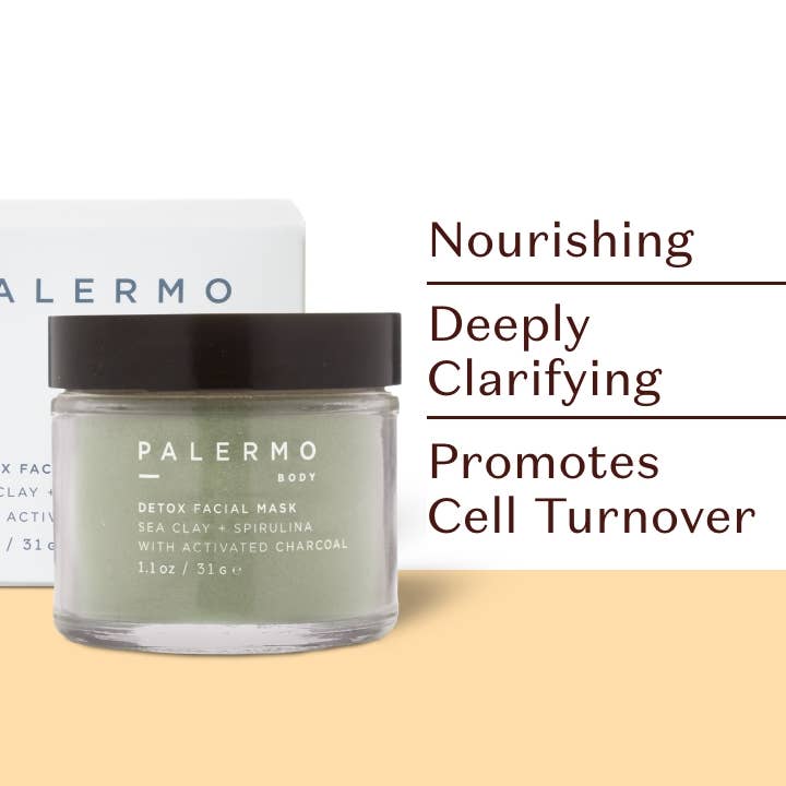 Detox Facial Mask - Sea Clay + Spirulina