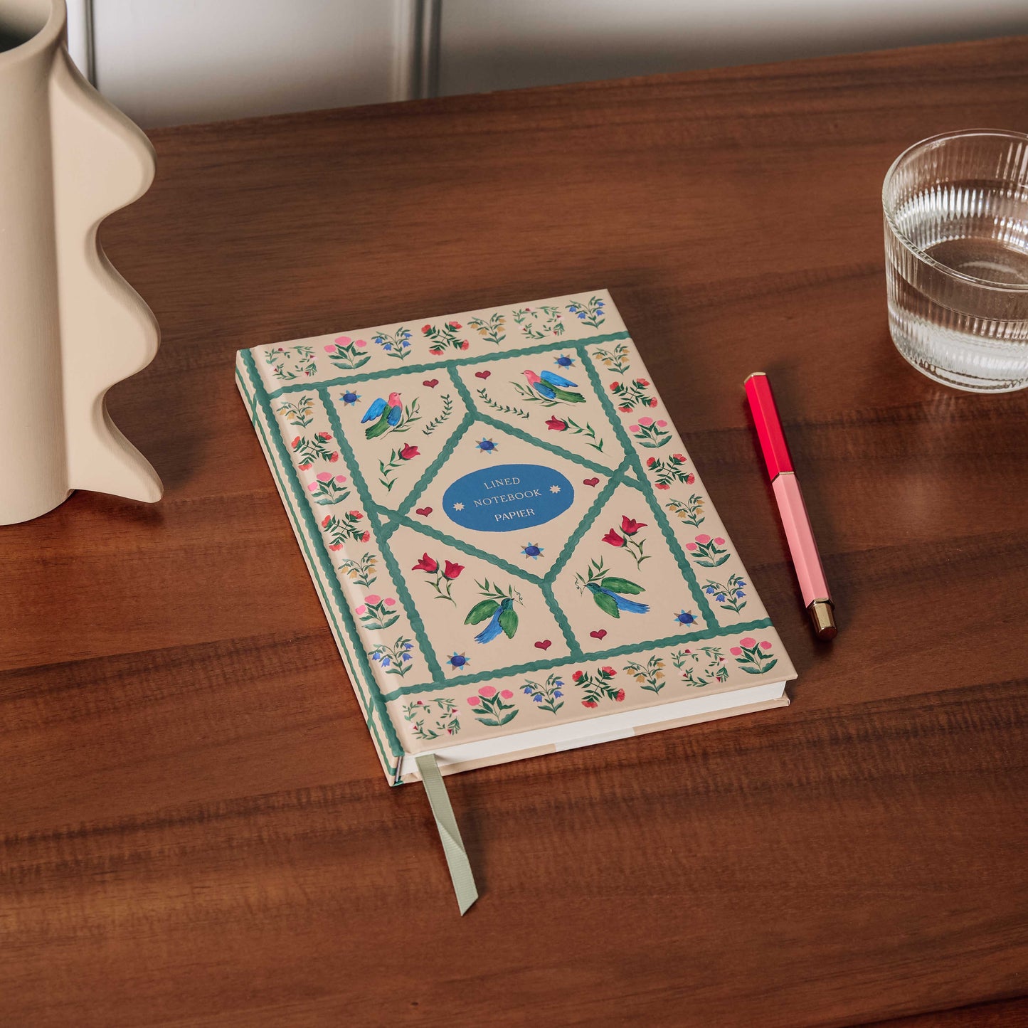 Hardcover Lined Notebook ~ Quilted Daydream