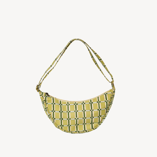 Moon Sling Bag - Moss Check