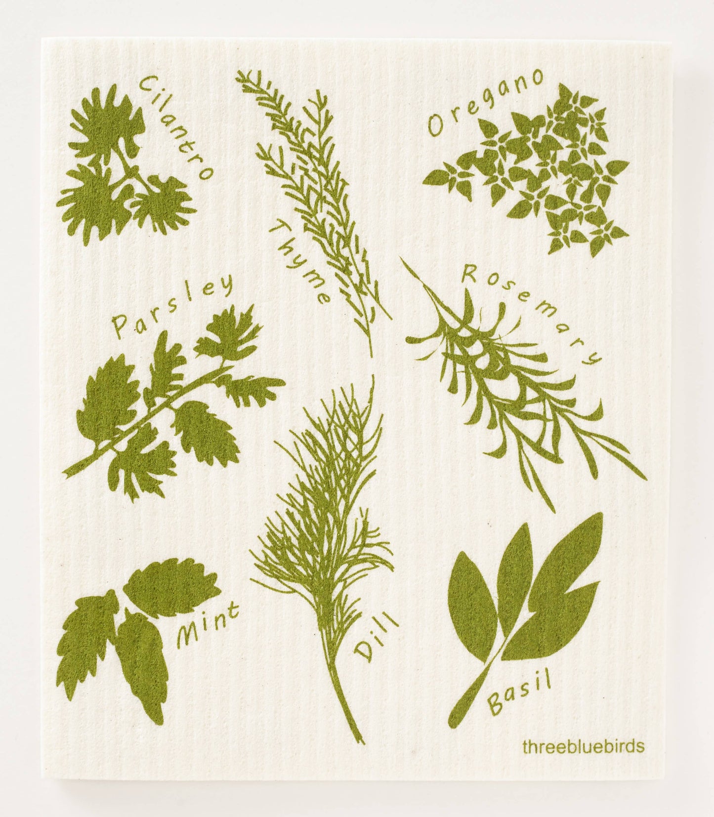 Swedish Dishcloth ~ Herbs