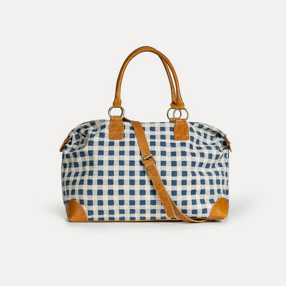 Malti Weekender ~ Indigo Gingham