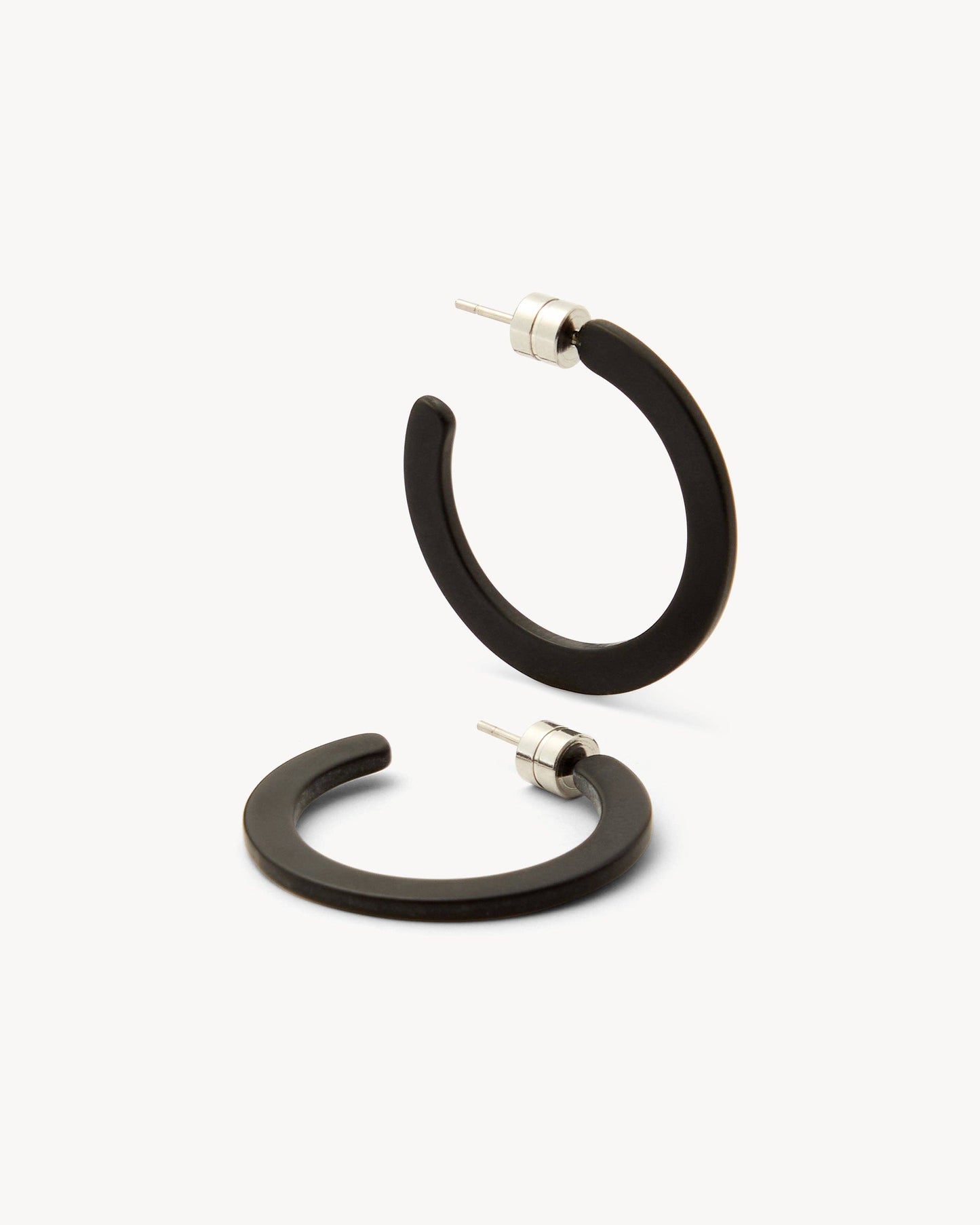 Mini Hoops ~ Black Matte