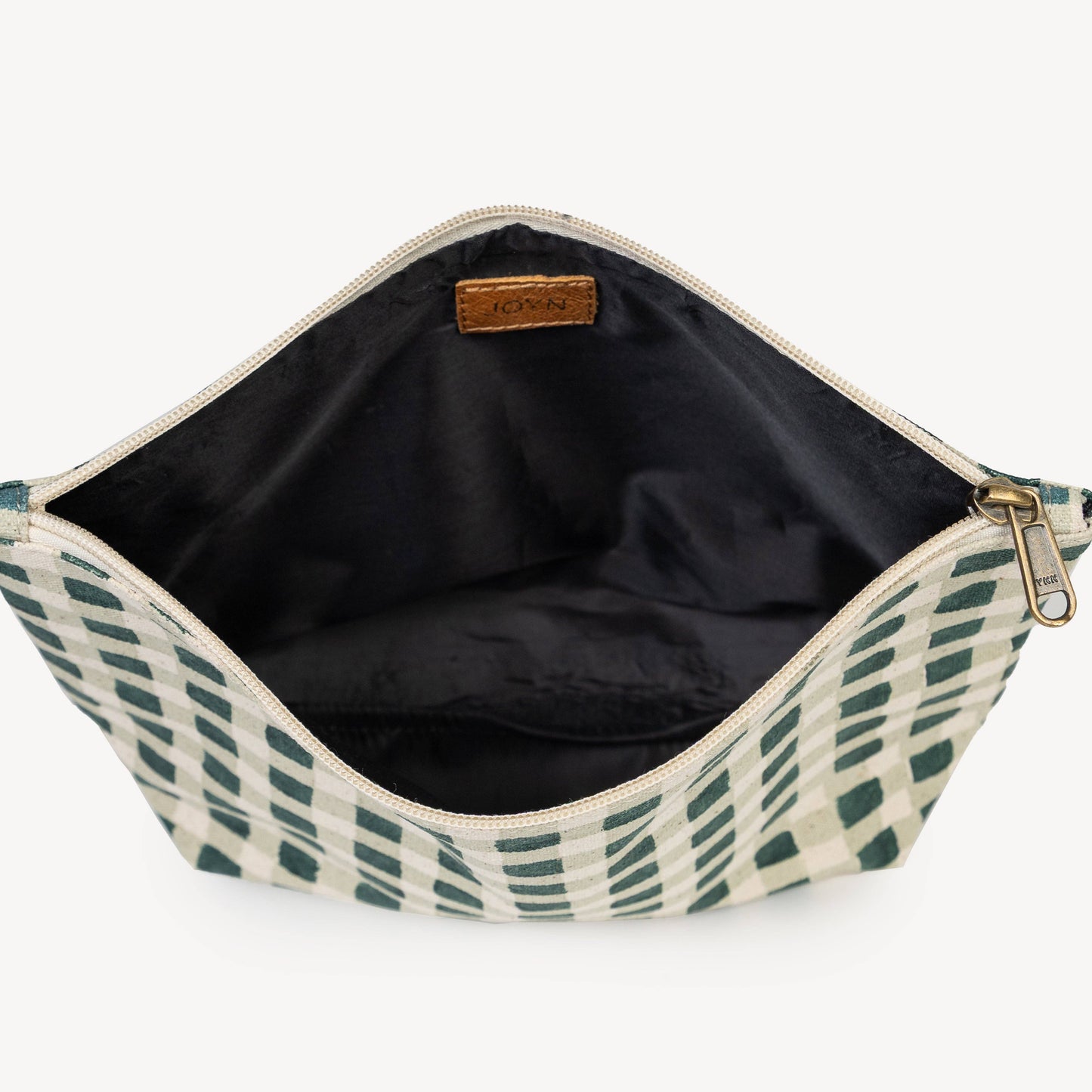 Large Waterproof Pouch ~ Evergreen Gingham