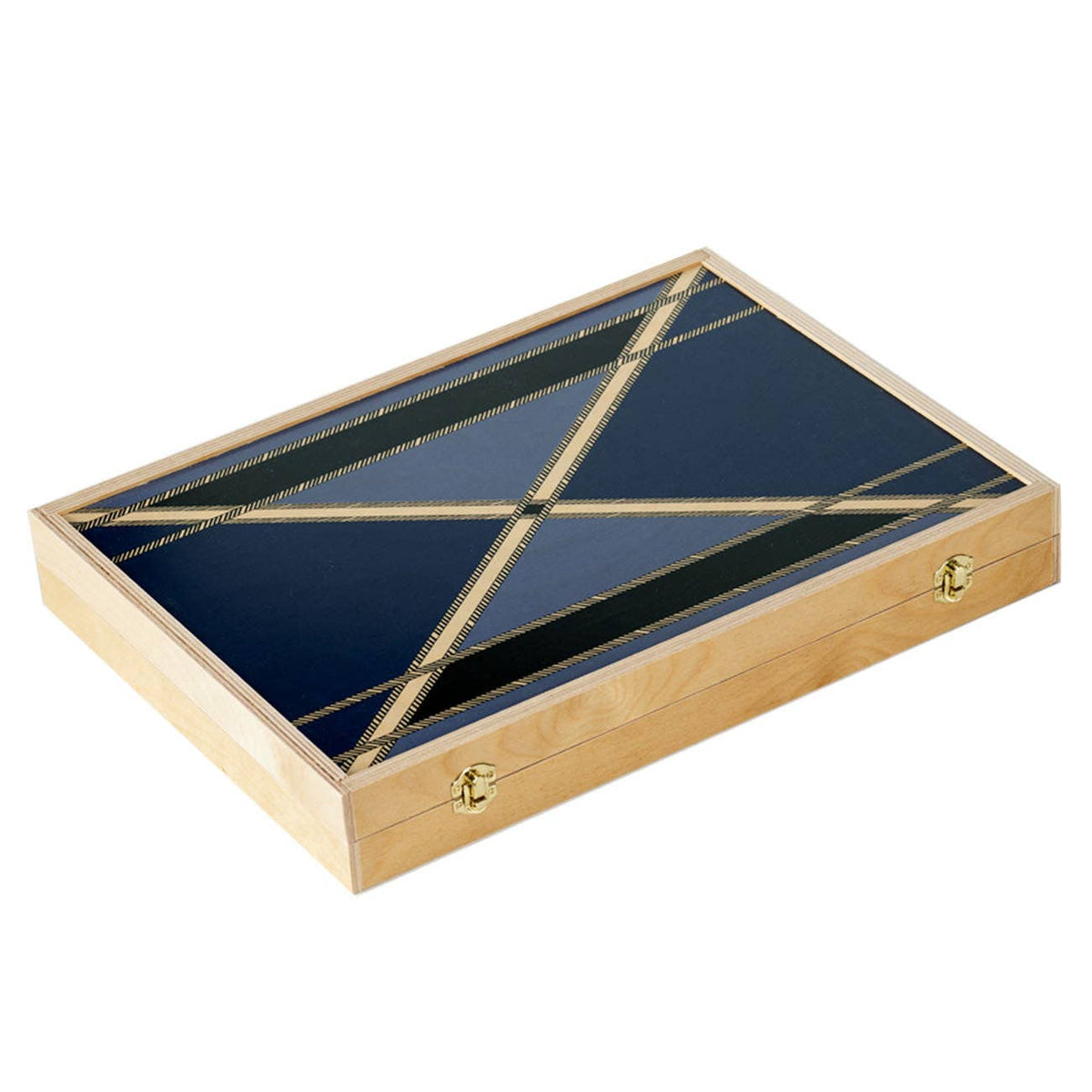 Tabletop Backgammon Set ~ Wallis Navy