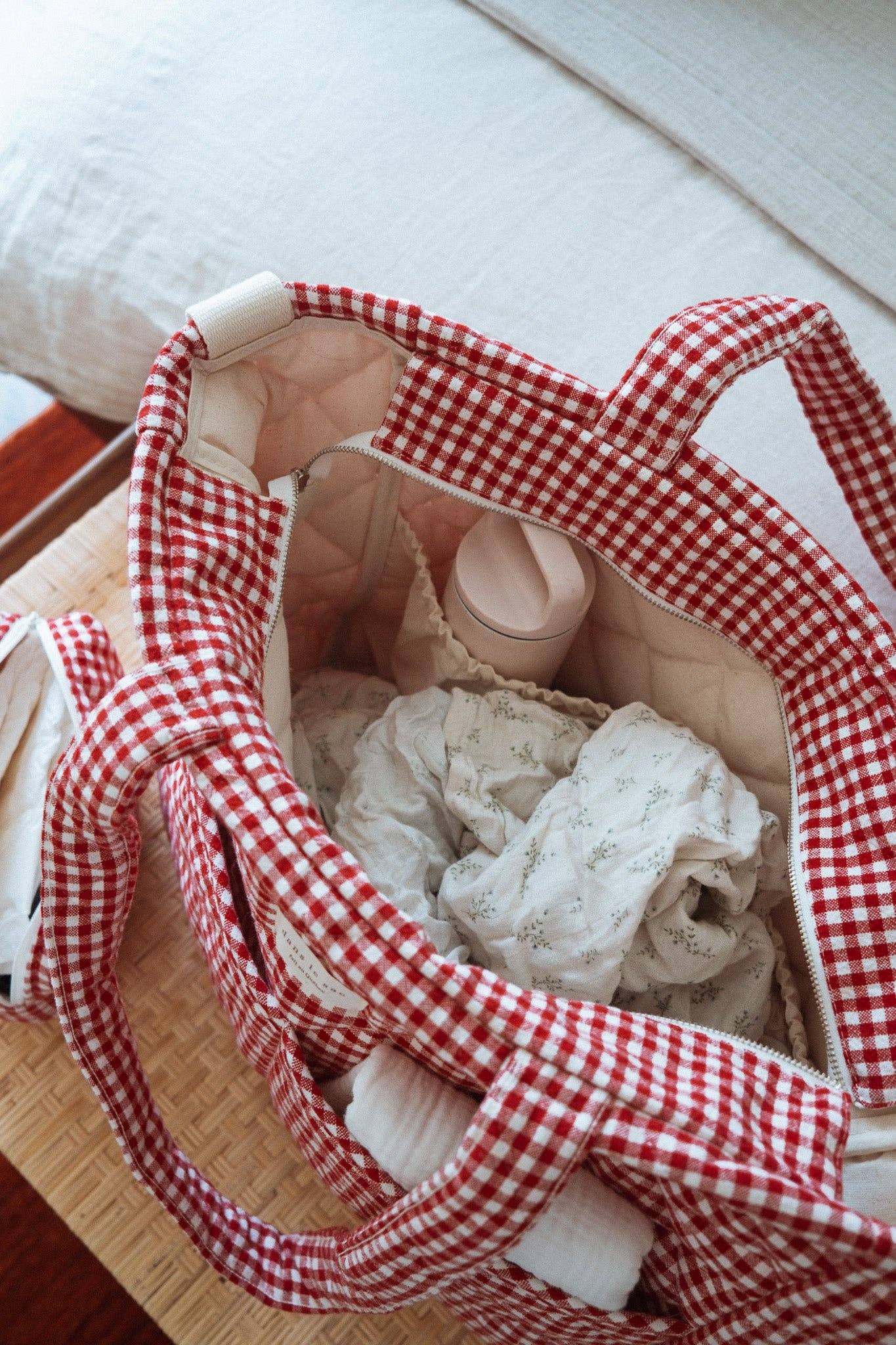 Diaper Bag ~ Red Gingham