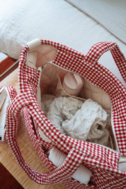 Diaper Bag ~ Red Gingham