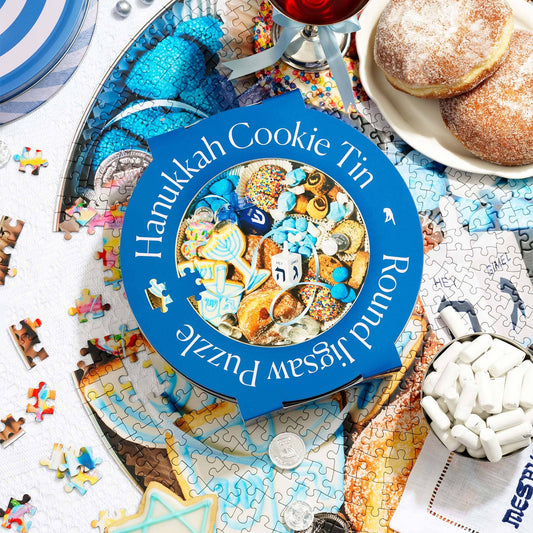 Puzzle (750 Pieces) ~ Hanukkah Cookie Tin