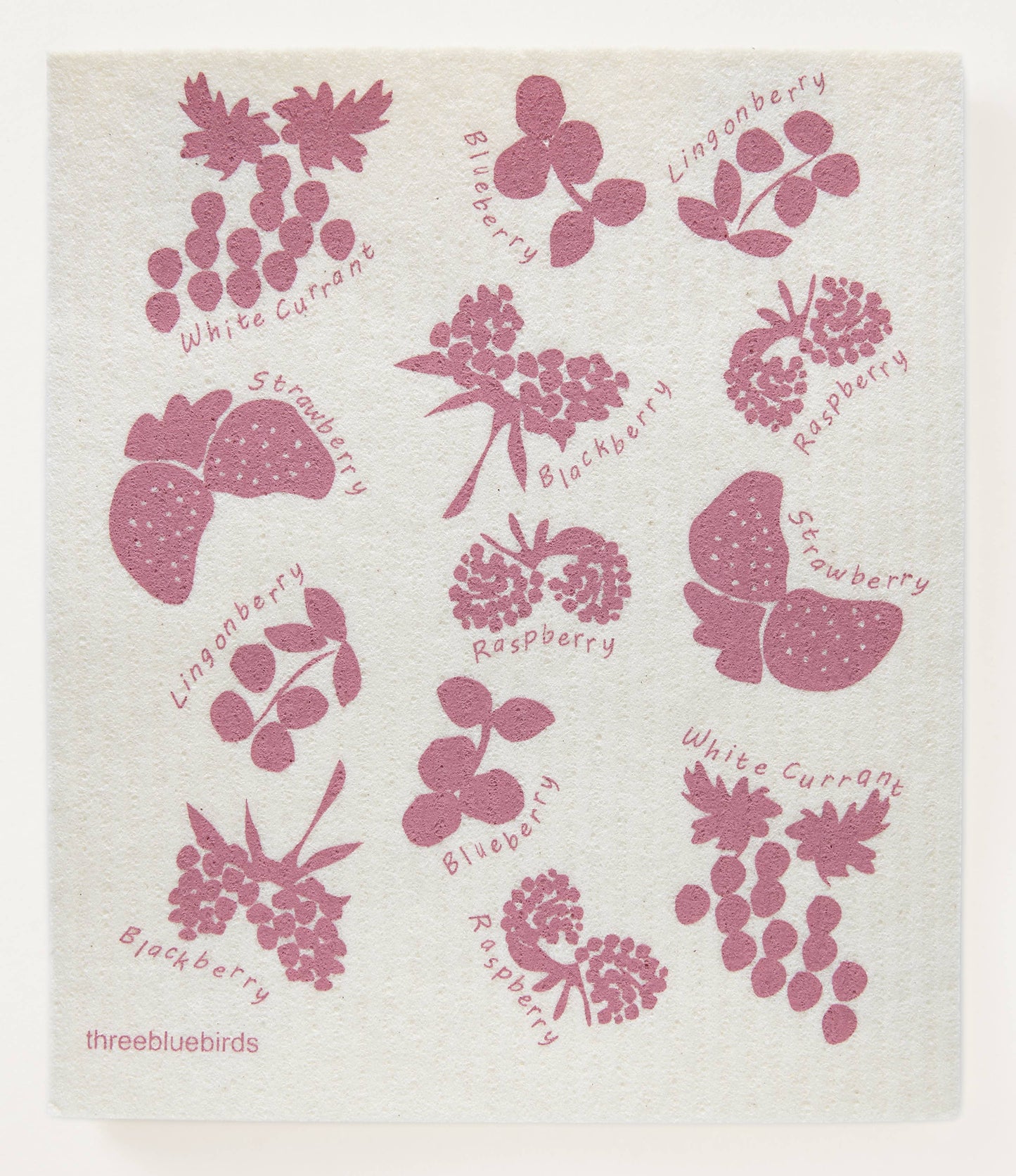 Swedish Dishcloth ~ Berries