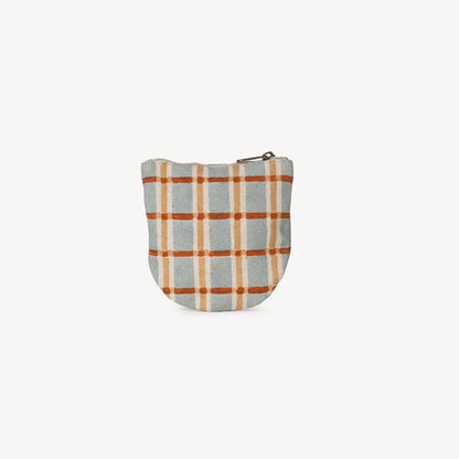 Half Moon Pouch ~ Powder Plaid