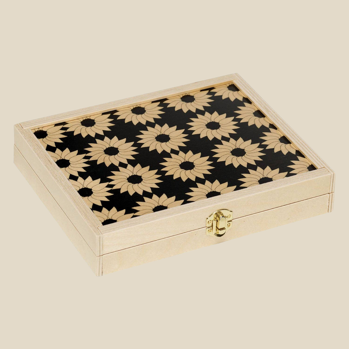 Backgammon Set (Travel) ~ Monochrome Daisy