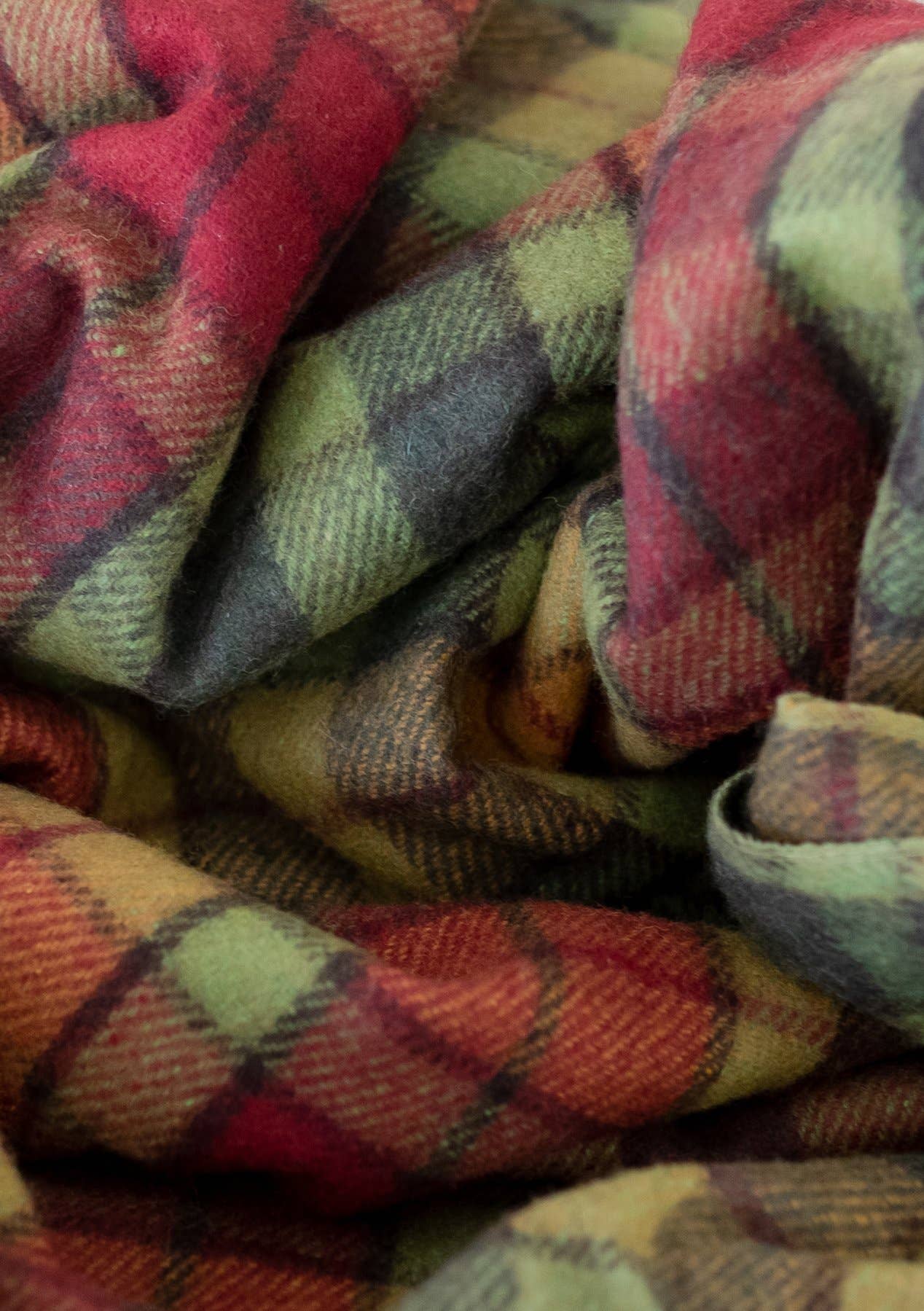 Recycled Picnic Blanket ~ Buchanan Autumn Tartan