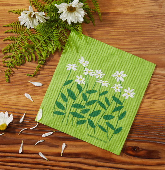 Swedish Dishcloth ~ Dasies