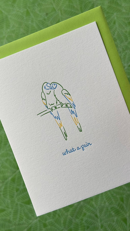 Romantic Greeting Card ~ What a Pair