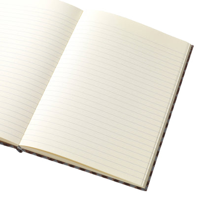 Softcover Lined Notebook ~ Petals & Plaid