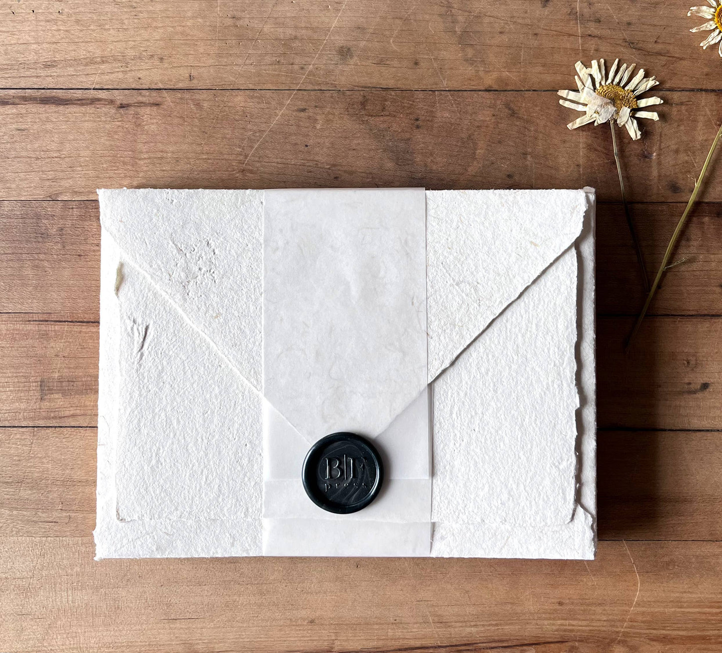 Handmade Envelopes & Notecard Set ~ Natural