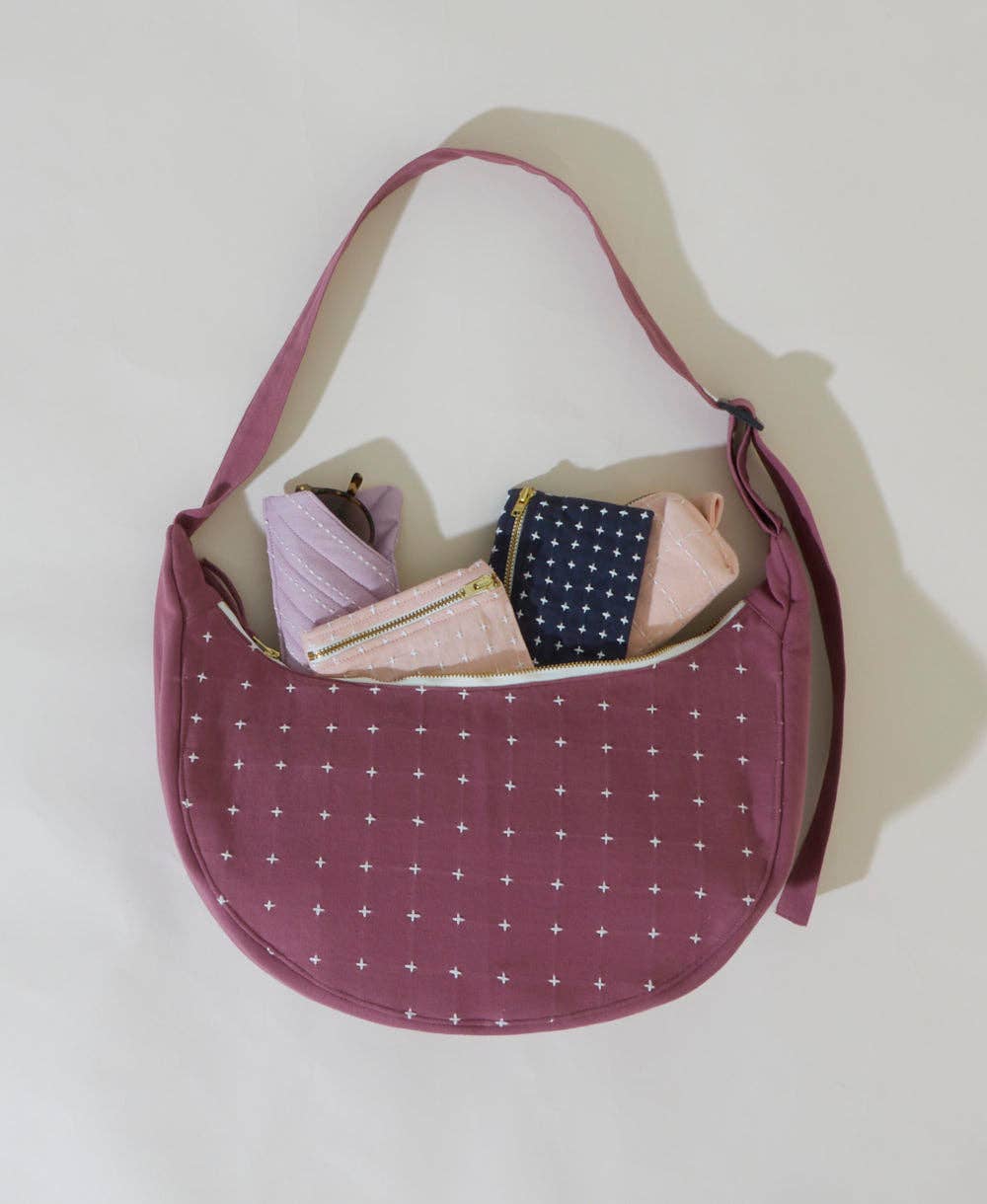 Crescent Bag ~ Berry