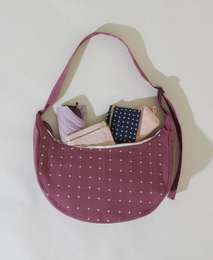 Crescent Bag ~ Berry