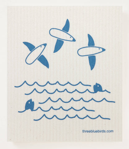 Swedish Dishcloth ~ By the Sea