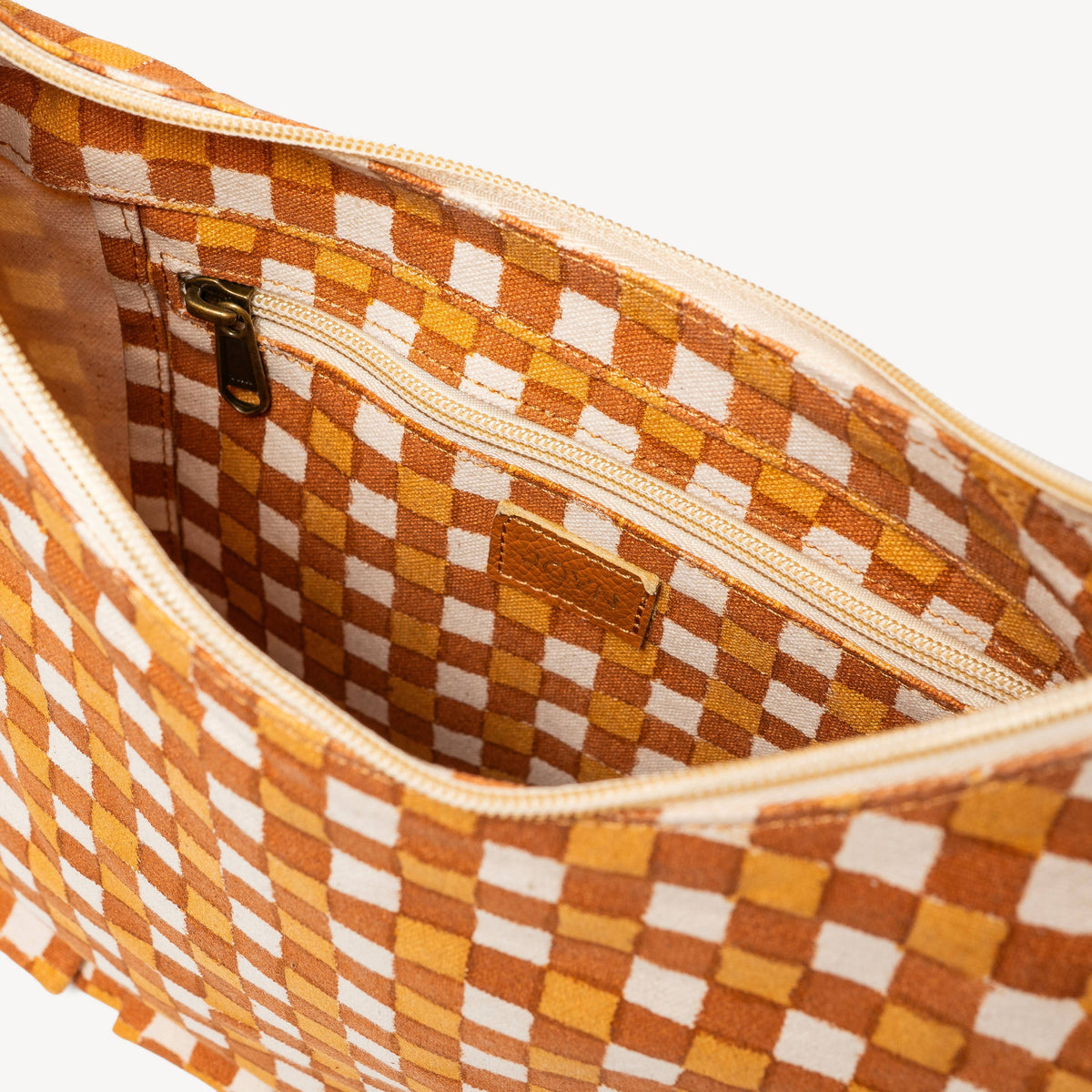 Momo Shoulder Bag ~ Toffee Check