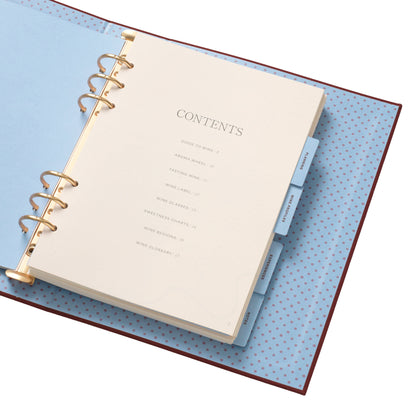 Wine Binder-Folio ~ Vino