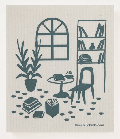 Swedish Dishcloth ~ Relaxing Living Room