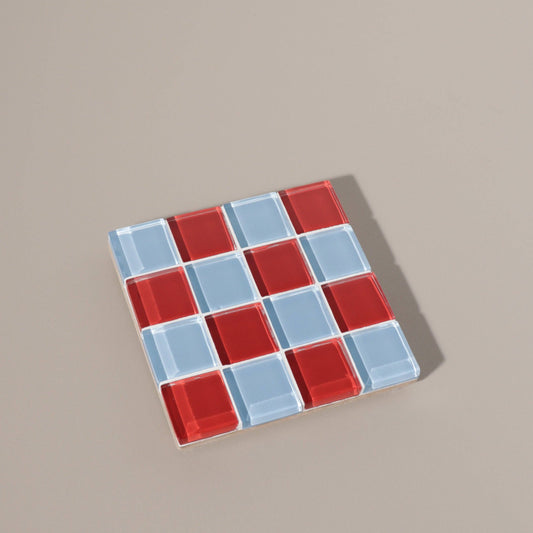Glass Tile Coaster ~ A Love Letter